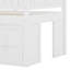 Loft Bed With Storage Cabinet And Chalkboard Panel-1452778042