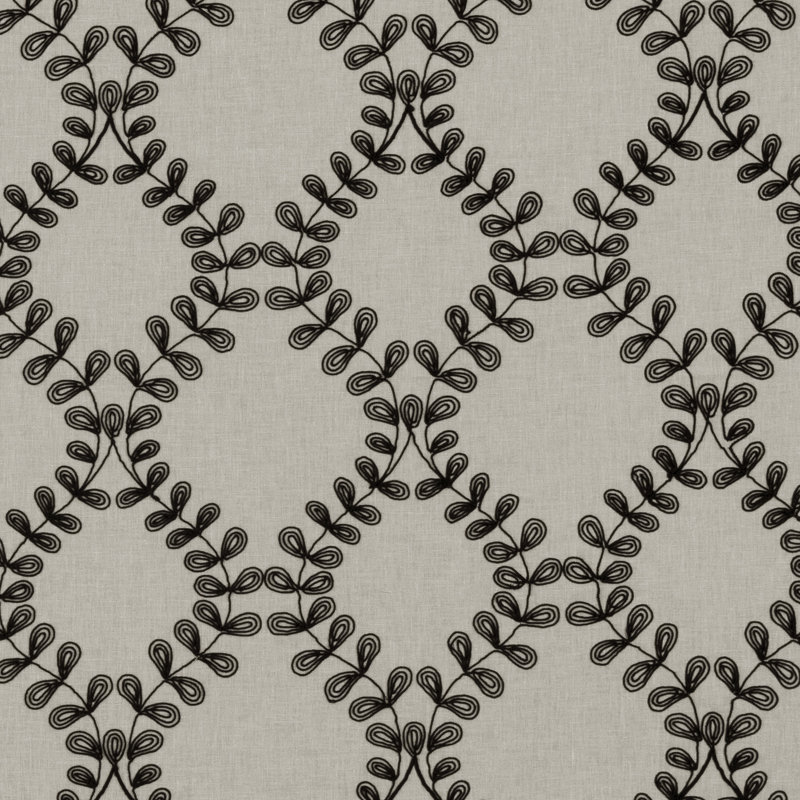 Richmond Malham Fabric, Charcoal