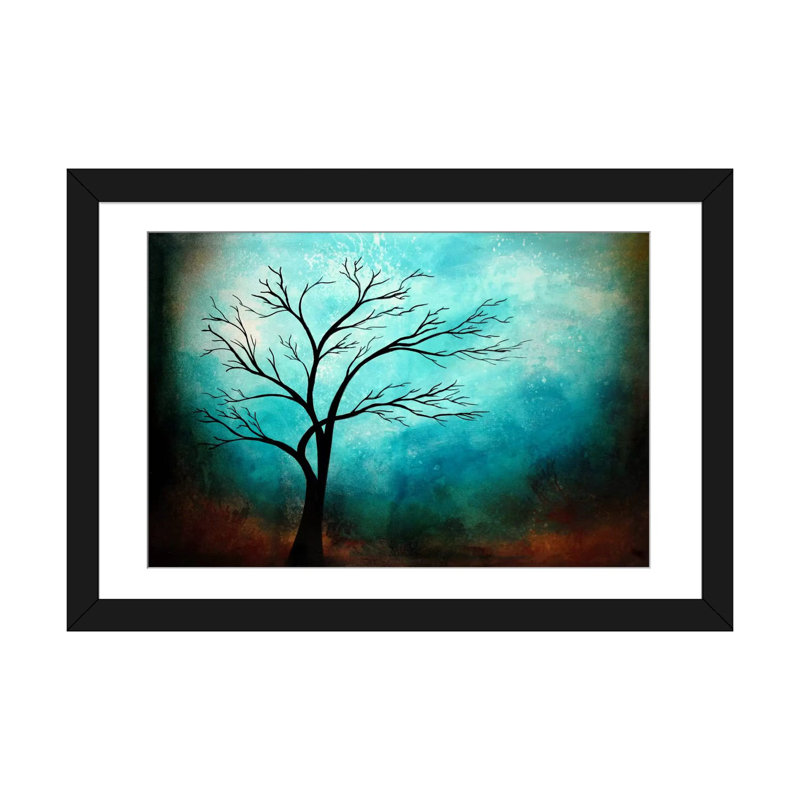«Breath» par Heather Offord - impression sur toile tendue, H 24 po x l 32 po x P 1 po, Toile tendue, Blanc