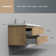 Angela 72 inch Fully Assembled Double Floating Bathroom Vanity with Solid Surface Sink
