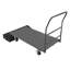Chariot en tôle d'acier 2000 lb 24 * 49 po avec accoudoirs avant et rampe 2 gris