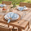 Serviette de table 100 % coton teint en fil, à rayures, 45,7 cm x 45,7 cm-2081716185