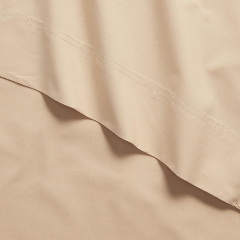 Sloane Cotton Percale Sheet Set, King, Hemp