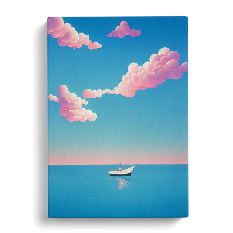 Boat Under The Sky - Wrapped Canvas, 50cm H x 35cm W x 3cm D