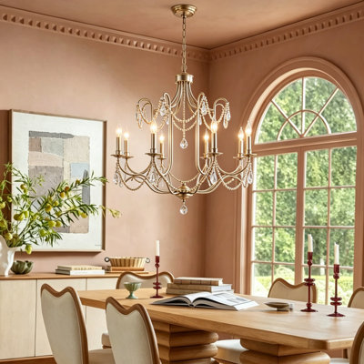 Velina 6/8-Light Dimmalbe Classic/Traditional Chandelier