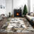 Monaco Series Abrstract Black/Gray/Ivory/Beige Area Rug-1443606382