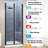 34" W x 72" H Frameless Bi-Fold Glass Shower Door with Tempered Glass and Reversible Installation in Black-106893268-124845626