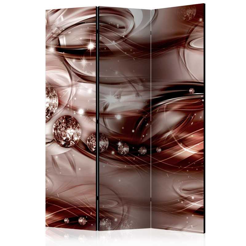 Marymount 172cm H Solid Wood Folding Room Divider, 3