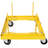 750Lbs Rolling Engine Stand,Adjustable Width And Length, With 2Pcs Buckle Straps,Yellow