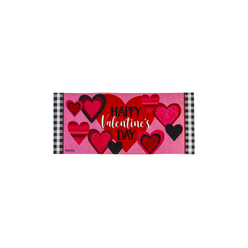 Tapis d'entrée antidérapant 22 po x 10 po