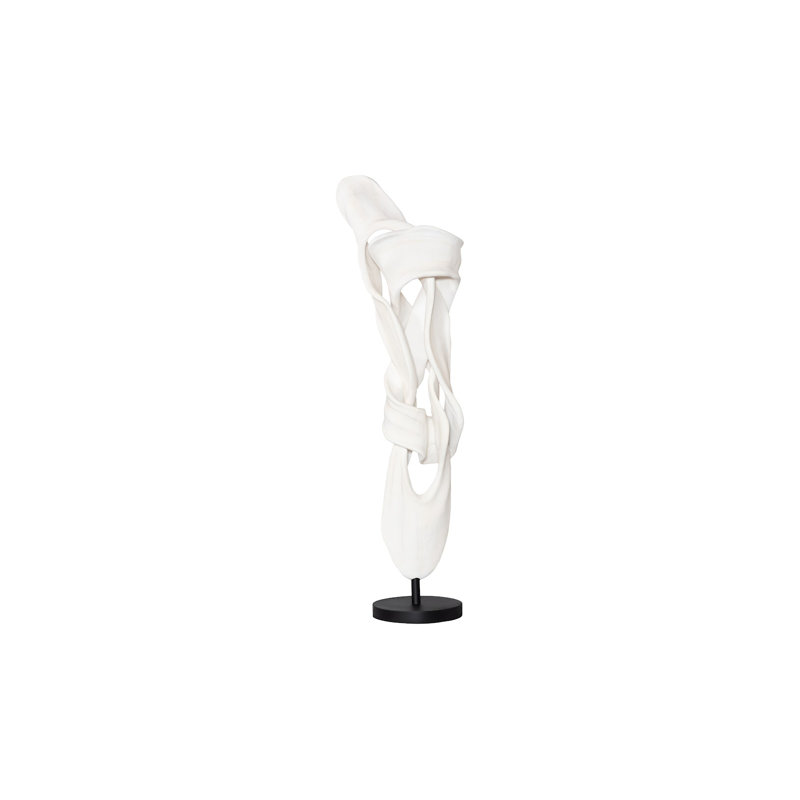 Cast Dancing Sculpture, Releve, Faux Bleached