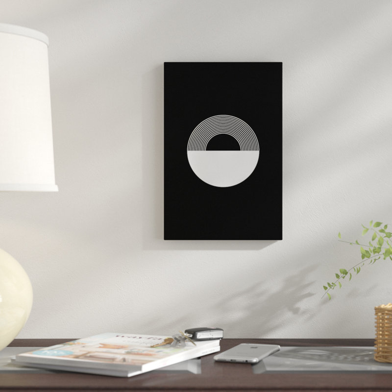 «Moonrise», reproduction d'impression sur toile, H 12 po x l 8 po x P 0,75 po, Pas de tapis, Toile tendue