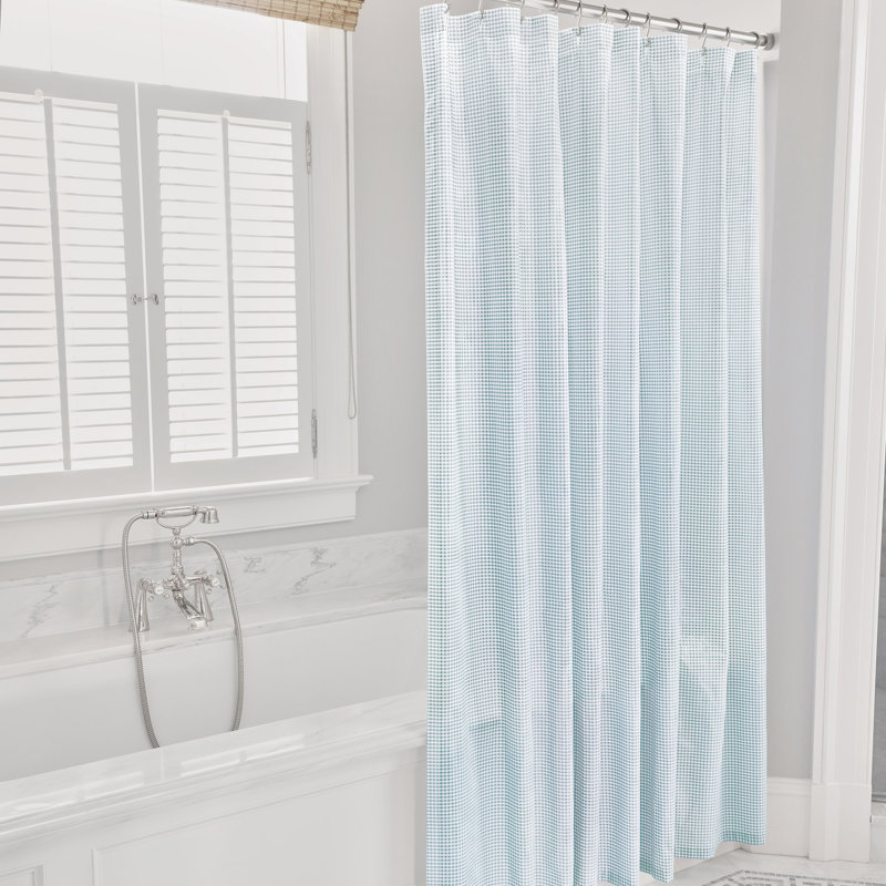 Rideau de douche 100% coton Malaya, Ciel