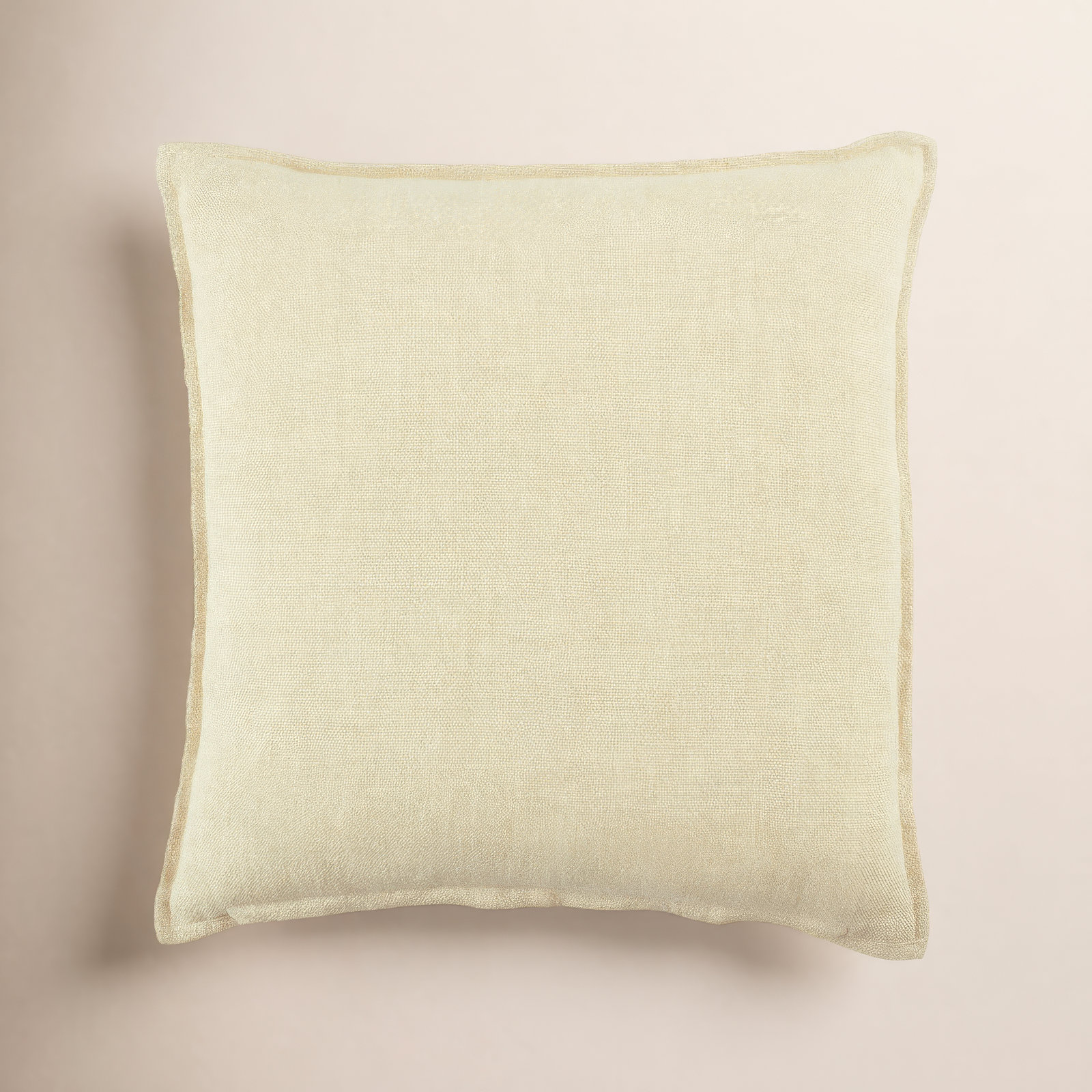 Avey 22" x 22" Linen Pillow Cover, Down