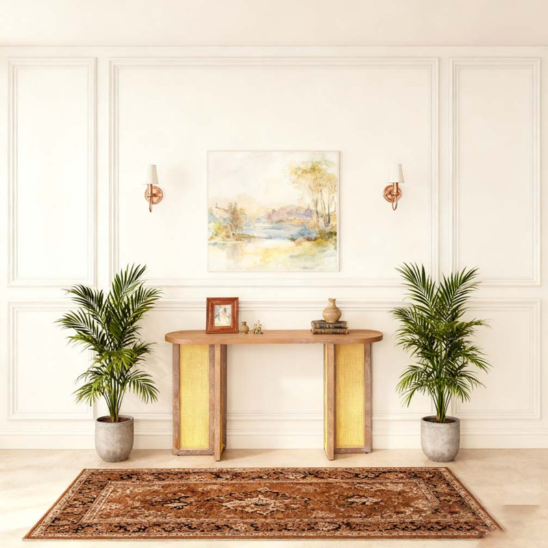 Console Table Entryway Table, Brown