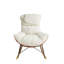 Fauteuil à bascule de loisirs, canapé de luxe, fauteuil de loisirs pour balcon, coussin de siège confortable et respirant, détachable et lavable-557517441