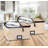 Wine Glass Storage With Dividers - (Pack Of 2 Sizes) Each Holds 12 Standard Size Glasses Up To 10" H - Stemware Storage Case, Beige
