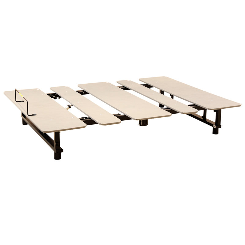 Base de lit électrique grand avec télécommande - Gris pour la réduction de l'inconfort Gris réglable, douleur au dos et au cou 60 ° inclinaison de la tête 40 ° sans fil