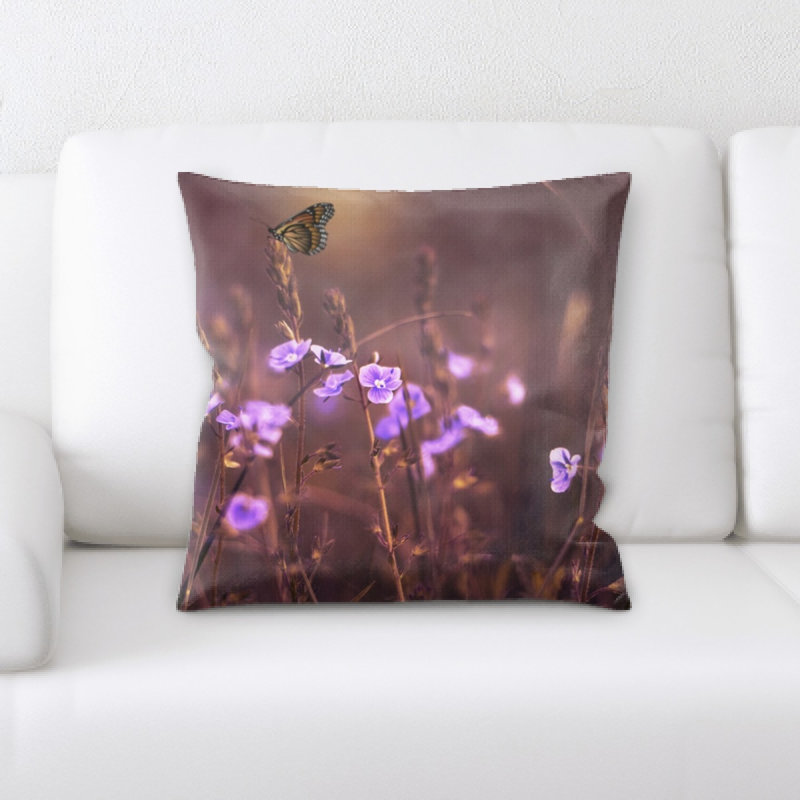 Coussin décoratif fleurs