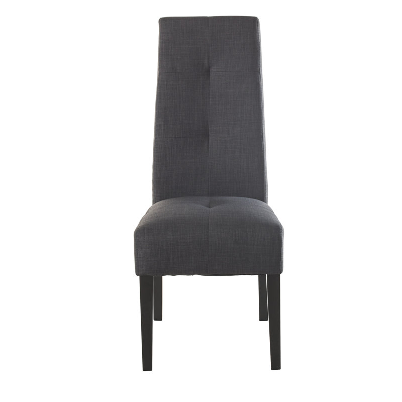 Madeira 49cm H Tufted Polyester Blend Upholstered Dining Chair