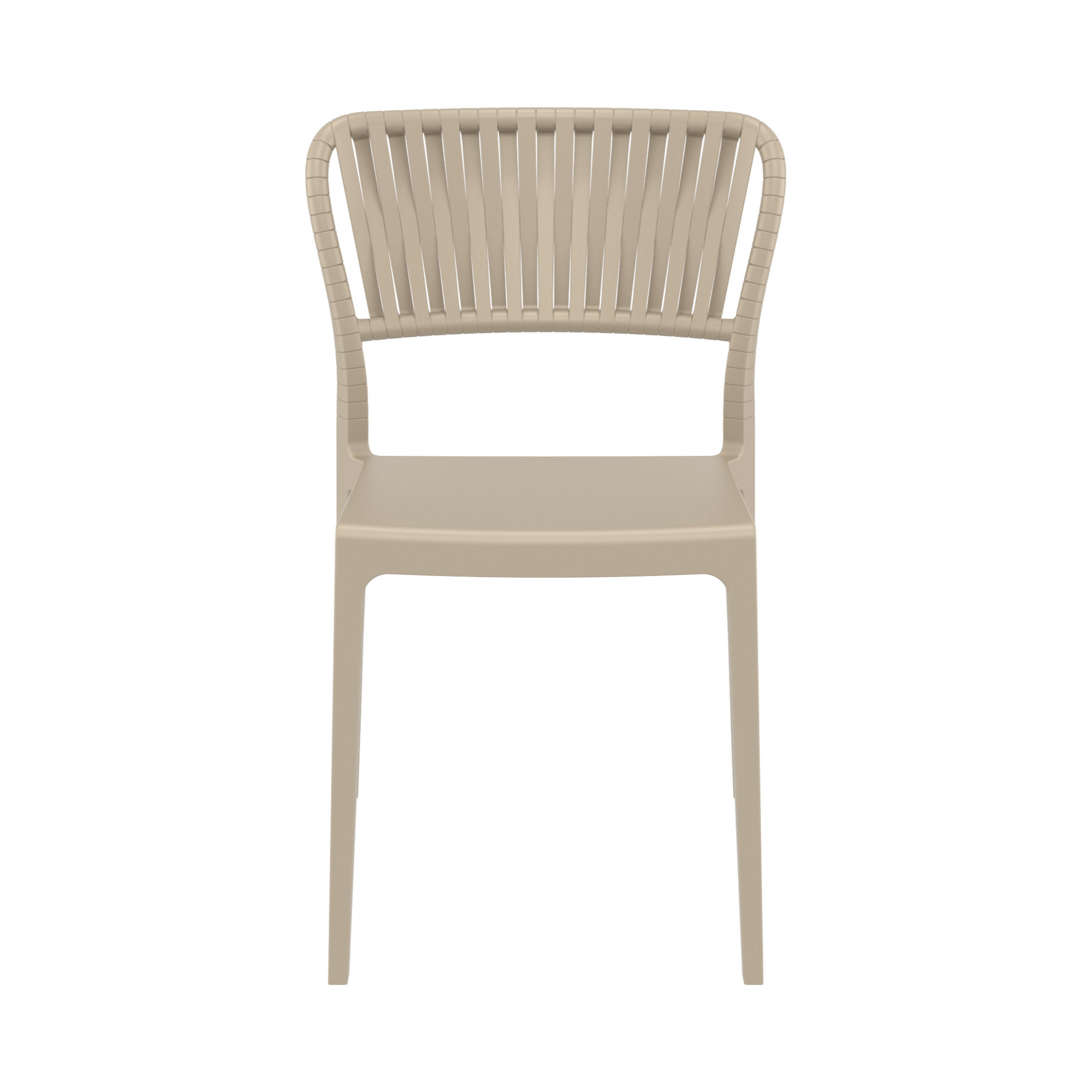 Newport Outdoor Stacking Dining Armchair, Taupe