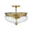 Reichert Glass Semi Flush Mount-100928441-100928440