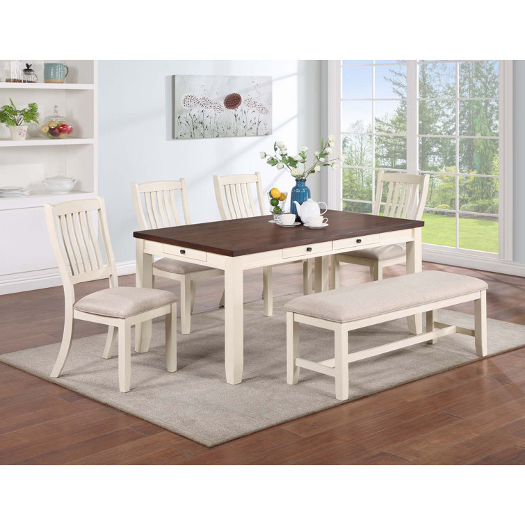 August Grove® Burzell 6 - Piece Dining Set | Wayfair