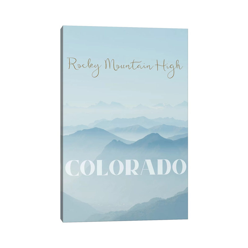 Rocky Mountain High - Print on Canvas, Wrapped Canvas, 66.04 cm H x 45.72 cm W x 1.91 cm D