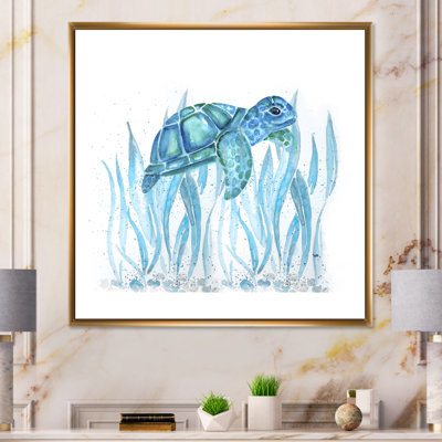Aquarelle, art de la tortue