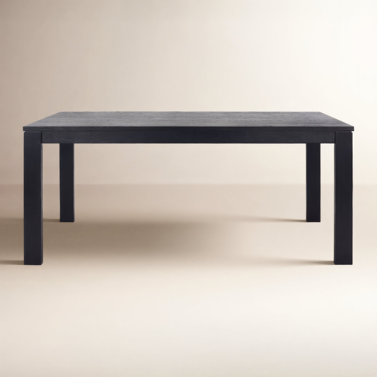 Trudie 70" Dining Table, Black, 30"H x 60"L x 35"W