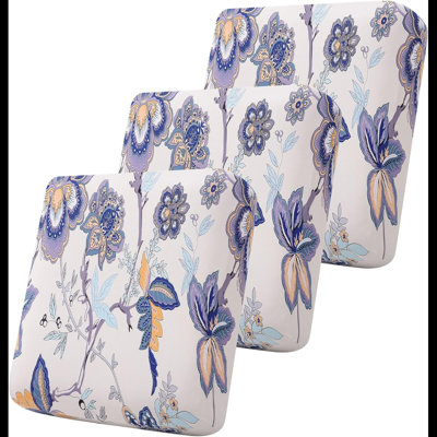 Printed Couch Cushion Covers, Stretch Sofa Cushion Covers Replacement, Non-Slip Sofa Seat Cushion Slipcovers, Soft Couch Covers For Indoor And Outdoor