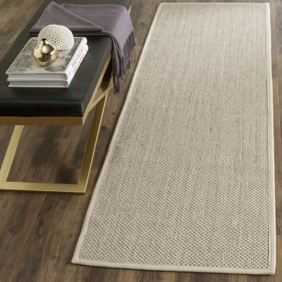 Tapis en jute / sisal marbré / beige Torbin