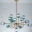 Lustres sphériques en verre 13 lumières Davesha-412887746