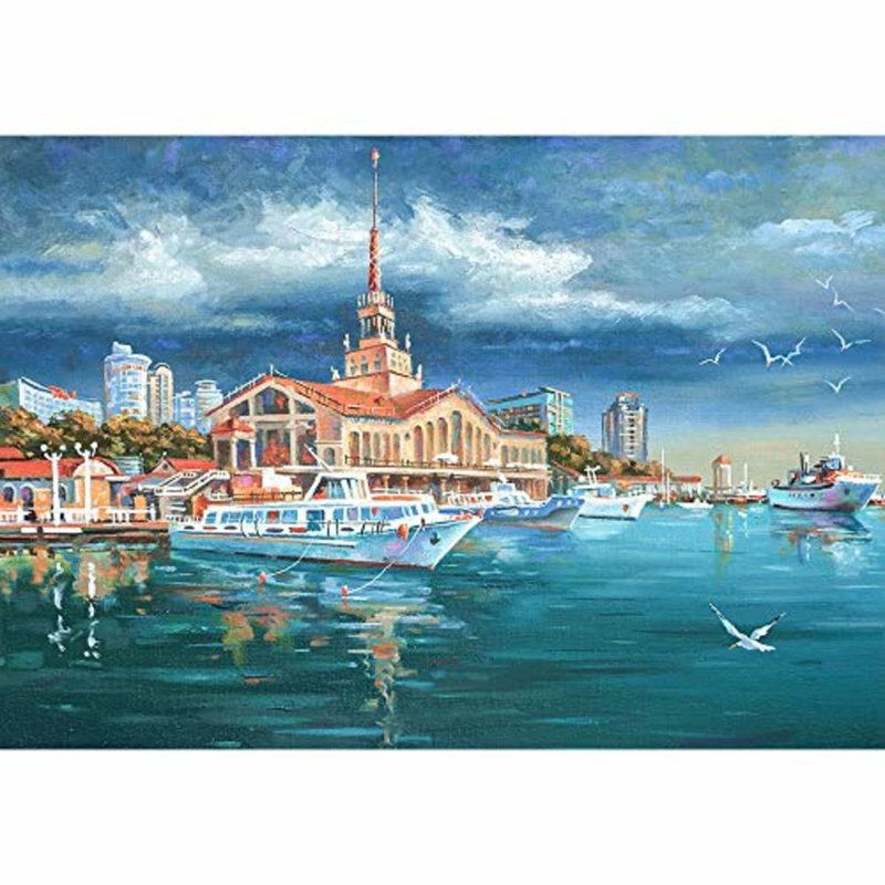 Magnifique voilier sur la mer, murale, L 100 po x l 144 po