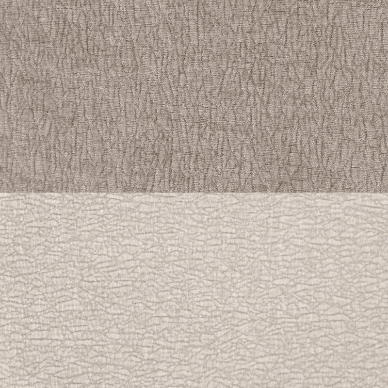 Ensemble de canapé rembourré en chenille 2 pièces Latte