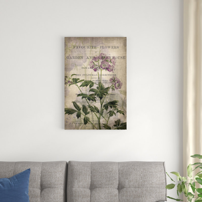 Fleurs préférées IV, H 30 po x l 20 po x P 1,25 po