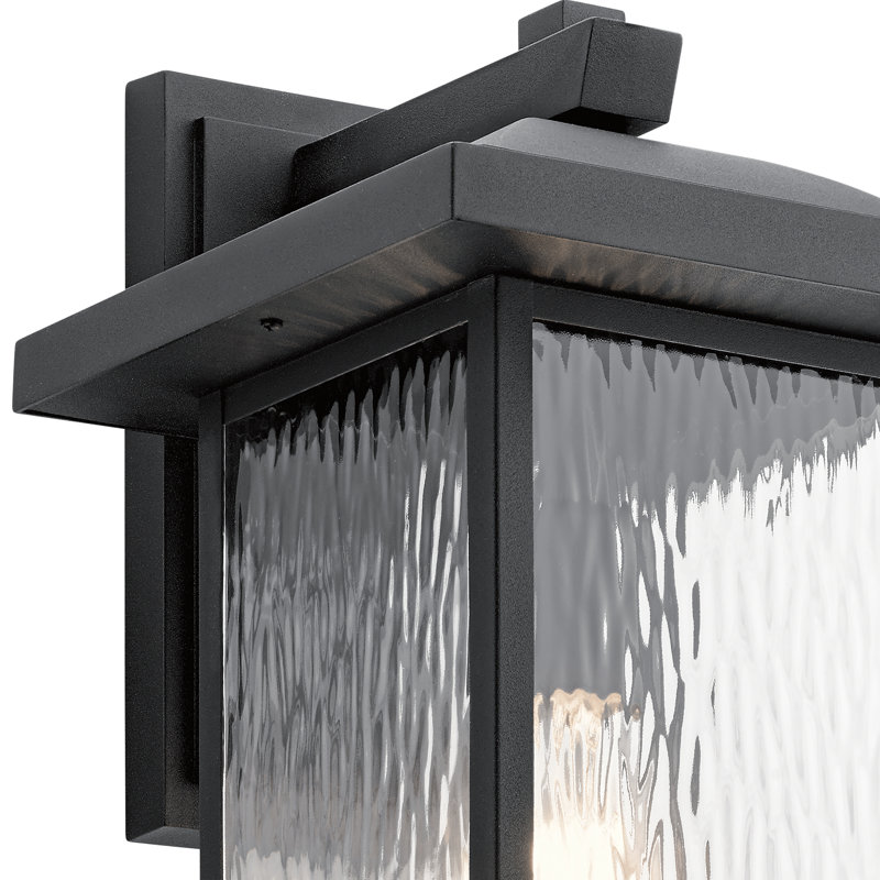 Lanterne murale d'extérieur noire Heitman, H 13,25 po x l 8,5 po x P 10 po