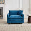 Fauteuil rembourré en tissu-2142304207