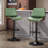 Xzayden Swivel Upholstered Adjustable Height Counter Stool,Bar Stool with Metal Frame-349276191-389181890