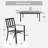 Leonard 6 - Person Patio Dining Set with Extendable Rectangular Table-1863922008