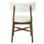 Chaises de salle à manger de style Mid-Century moderne (MP2 / carton) noyer + beige-1375694844