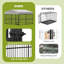 180cm H Metal Yard Kennel