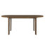 Ensemble de table de salle à manger ovale en bois moderne pour 6 personnes avec chaises rembourrées Avery