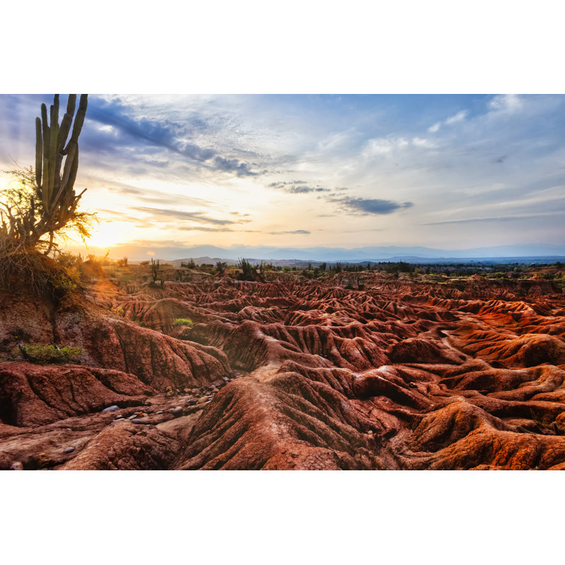 The Tatacoa Desert At Huila, Neiva, Colombia. by Arturo PeÃ±a Romano Medina - No Frame Print on Canvas, 61cm H x 91cm W