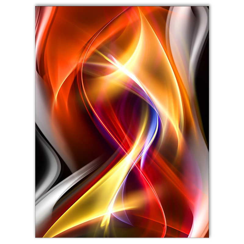 «Ornament Gray», reproduction d'art contemporain sur toile tendue, H 40 po x l 30 po x P 1,5 po