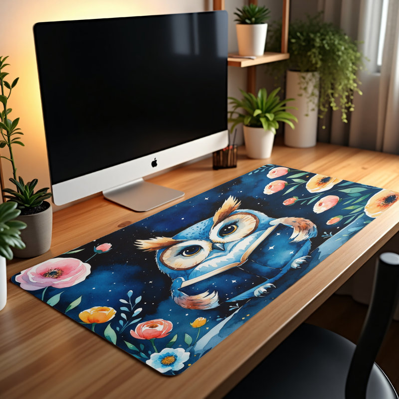 Polyester Desk Pad, 31.5x15.5
