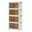 4 Tier Stackable Foldable Storage Bins with Lid and Wheels