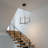 Vollmer 3-Light LED Square/Rectangle Chandelier Remote Dimmable -702074716-614535266