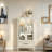 Lighted Glass Display Cabinet With 2 Glass Doors, Adjustable Glass Shelves, 1 Drawer And Led Light-912196508