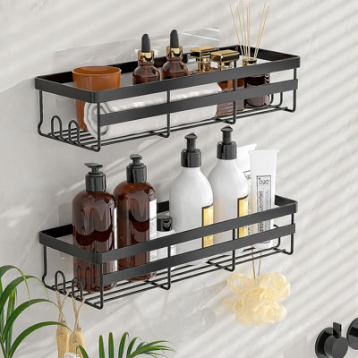 Oreta 4 Piece Metal Bracket Shelf